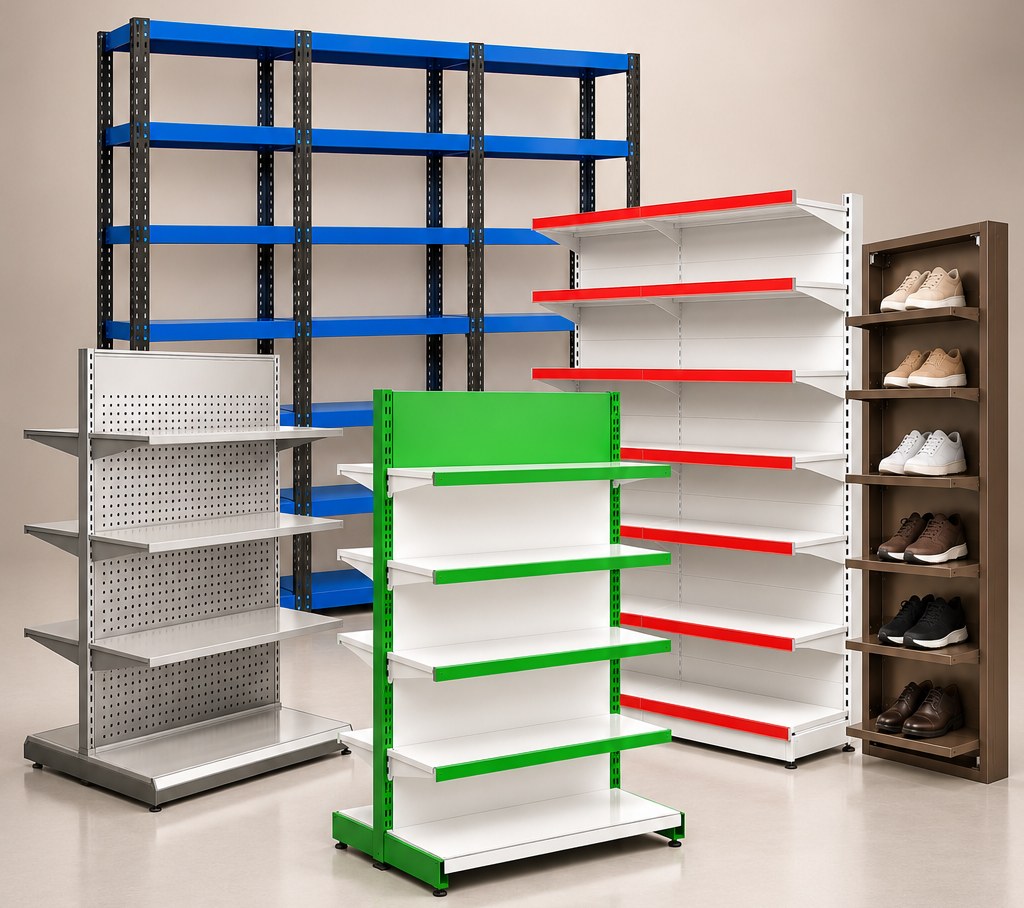 Main Showroom Display Racks Installation